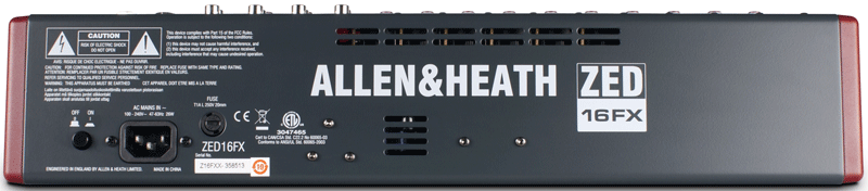 ALLEN & HEAT ZED 16FX