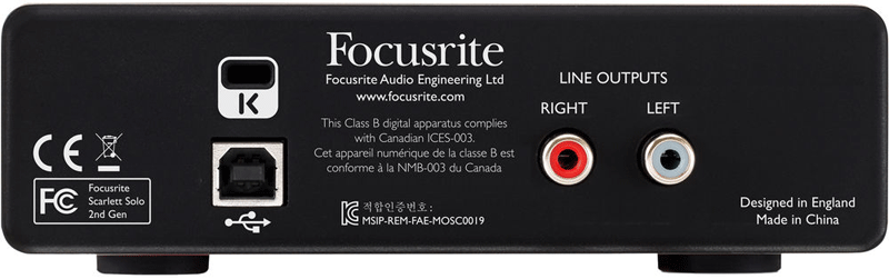 FOCUSRITE SCARLETT SOLO