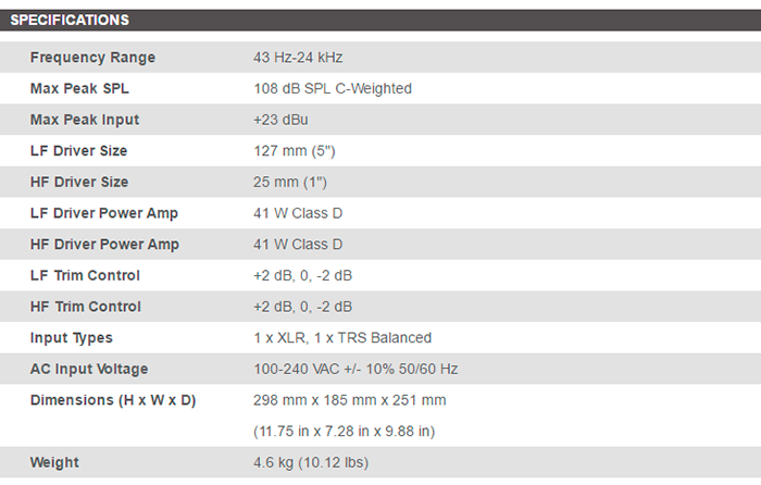 Lsr305 specs online