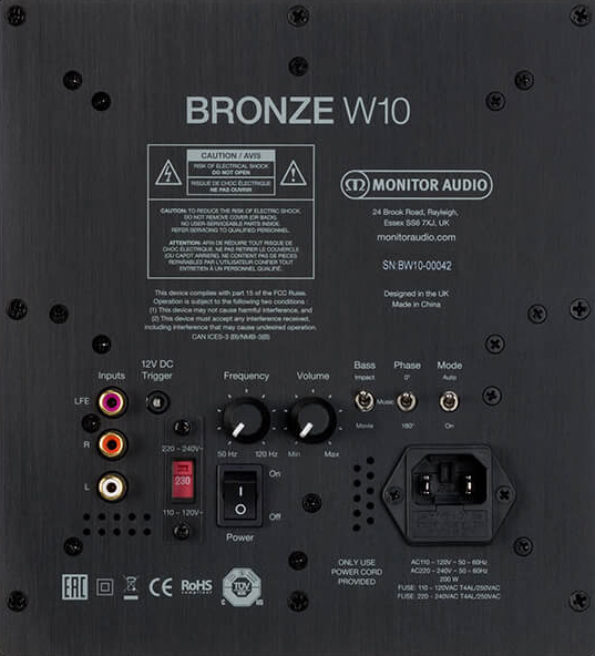 MONITOR AUDIO BRONZE W10