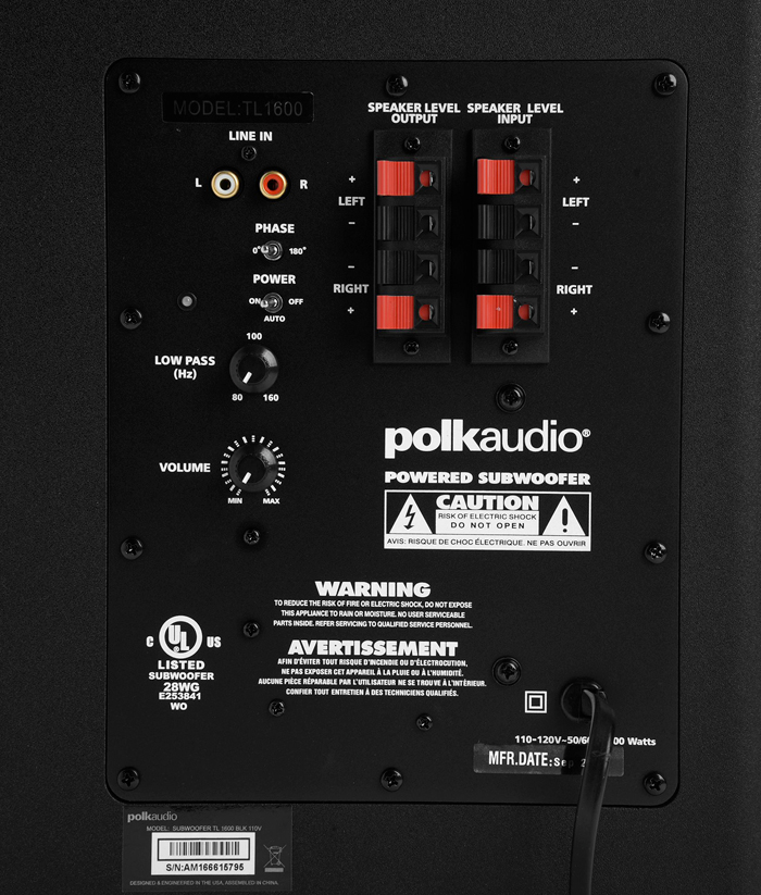 POLK AUDIO TL1600