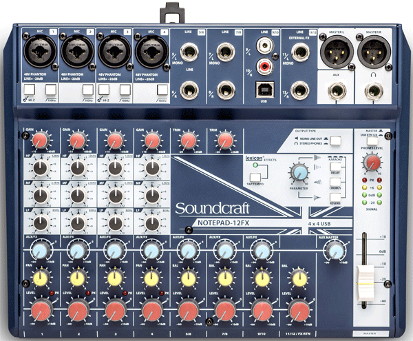 SOUNDCRAFT NOTEPAD 12FX