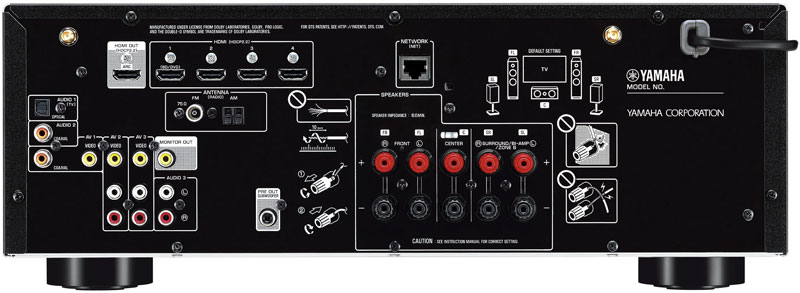 YAMAHA RX-V485
